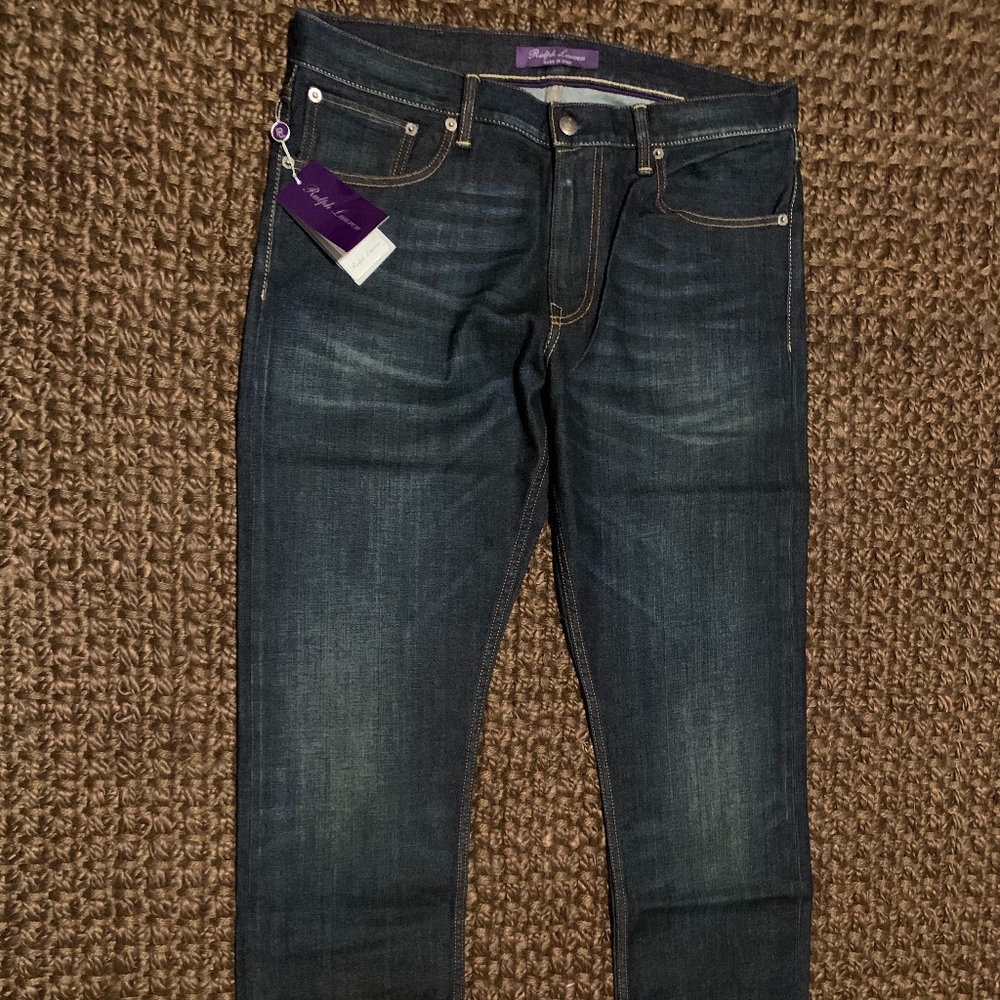 Ralph Lauren Purple Label Straight Fit Jeans $495